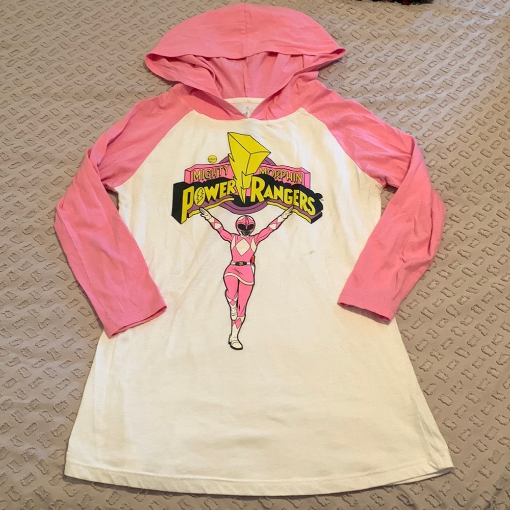 Power Rangers Shirt With Hood - Gem